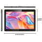 10.1-Inch  Android 15 Tablet 26/128GB with Case