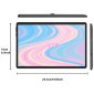 10.1-Inch  Android 15 Tablet 12/64GB (Keyboard/Mouse/Case)