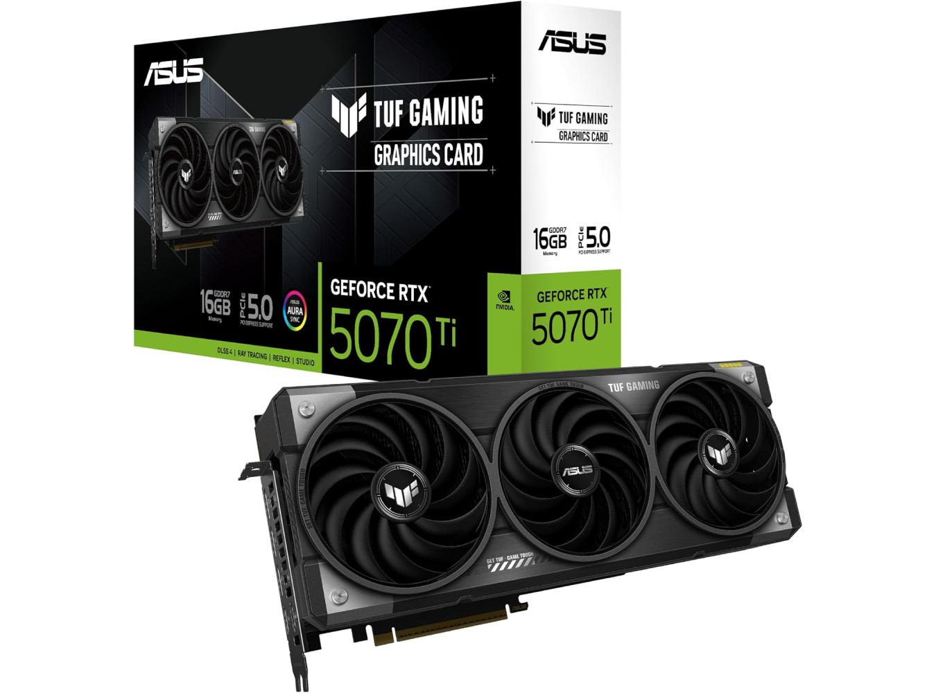 ASUS NVIDIA GeForce RTX 5070Ti GDDR7 16GB PCI Express 5.0