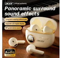 Acer 2025 TWS Wireless Headset [Beige Color]