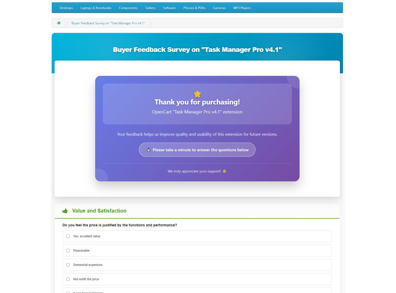 Advanced Survey Manager Advanced Survey Manager