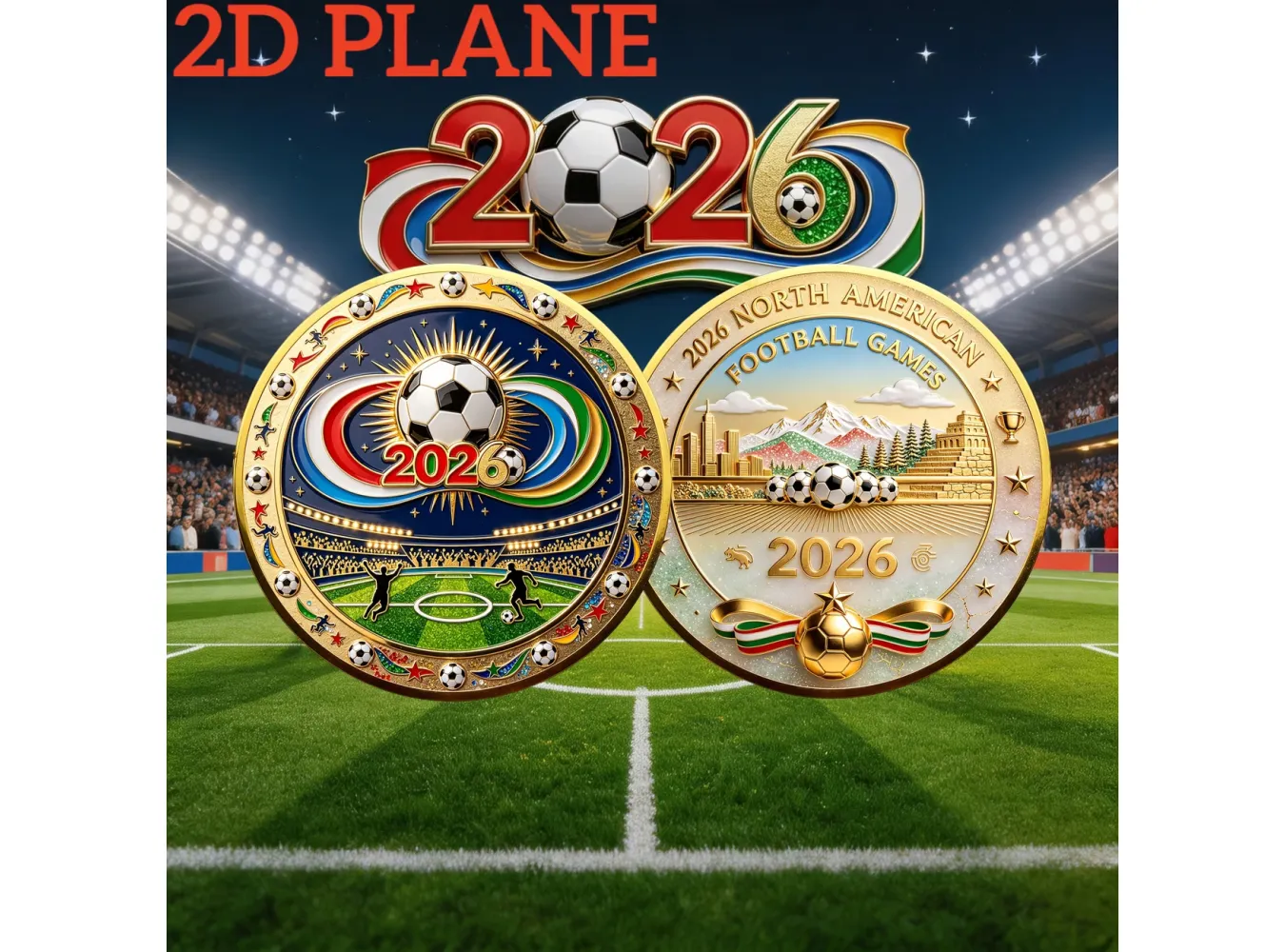 2026 North American Soccer Coin 2026 North American Soccer Coin