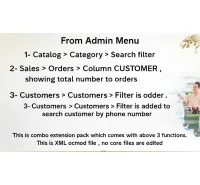 Category Search, Customer Phone Filter & Order Category Search, Customer Phone Filter & Order