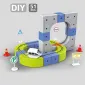 Electric Train Track 51 Pieces Set