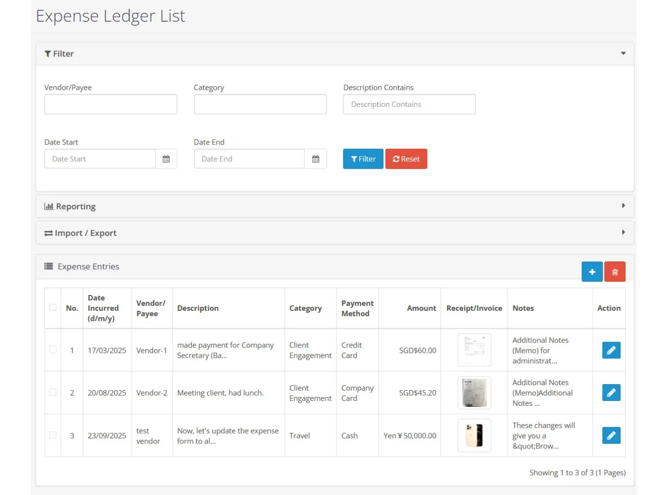 Expense Ledger v2.3 Expense Ledger v2.3