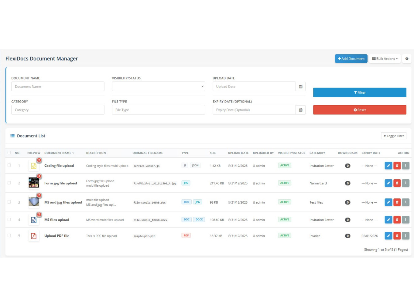 FlexiDoc Document Manager FlexiDoc Document Manager