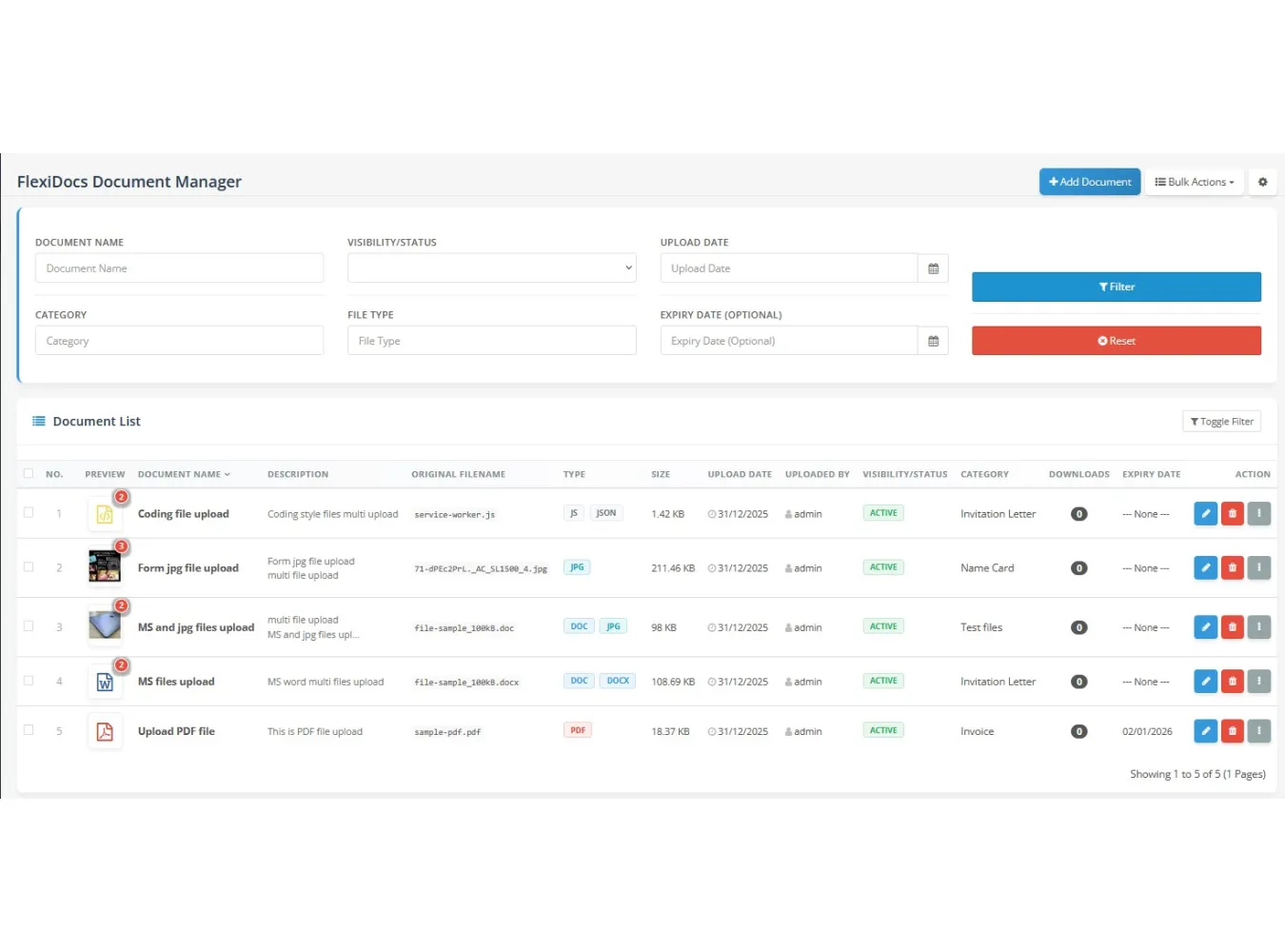 FlexiDoc Document Manager FlexiDoc Document Manager