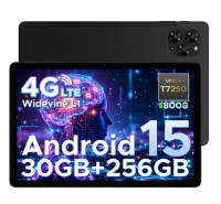 Android 15 11-Inch 30GB RAM (6+24) + 256GB Black