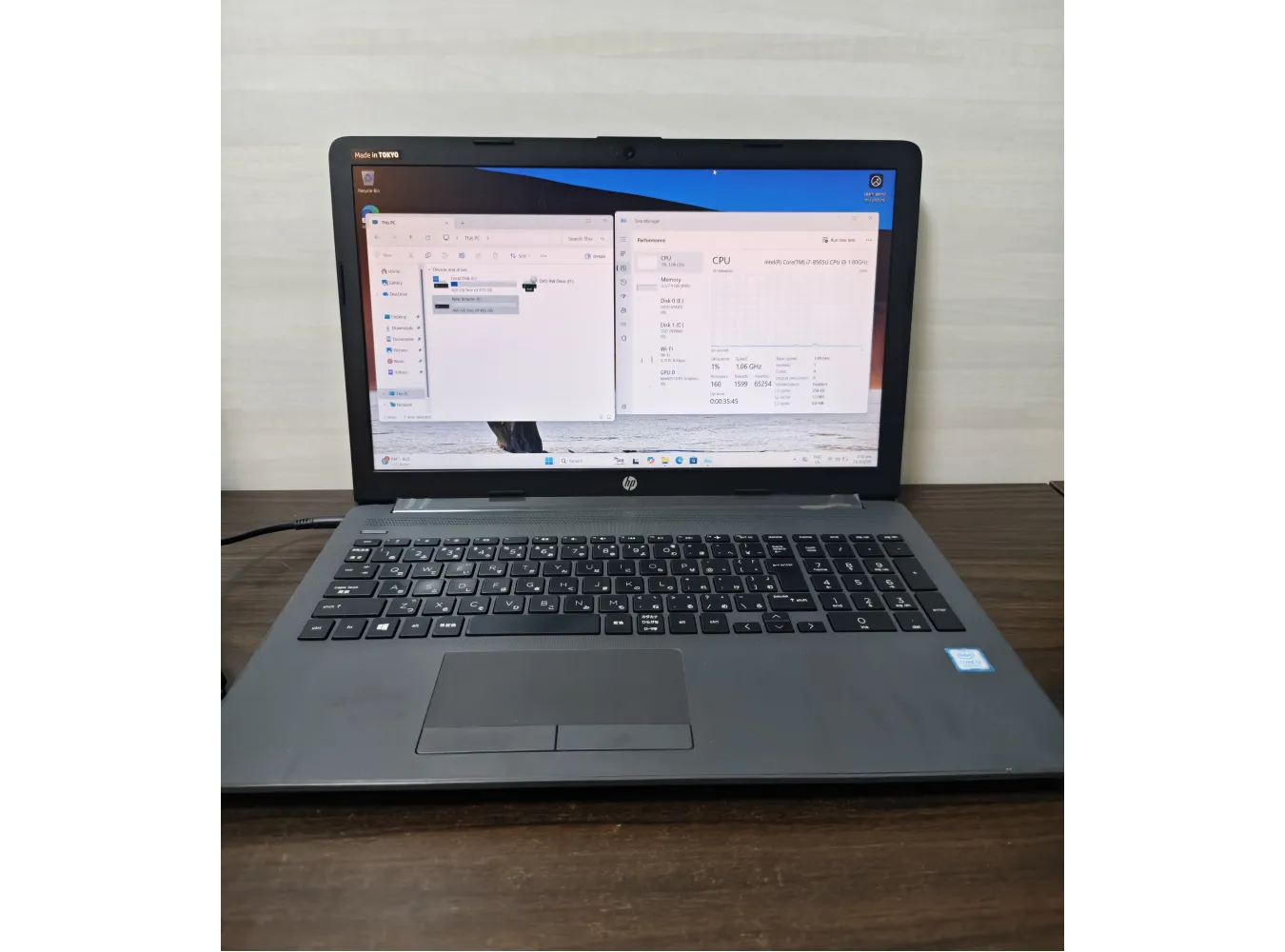 HP 250 G7 Core i7 Gen8 8GB/512GB SSD / 500GB HDD