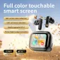 Smart Wireless Earbuds with Touch Screen [Black]