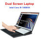 Custom Made 16" 14" Dual Screen Laptop, 16" HD Main Screen + 14" FHD Touch Sub Screen