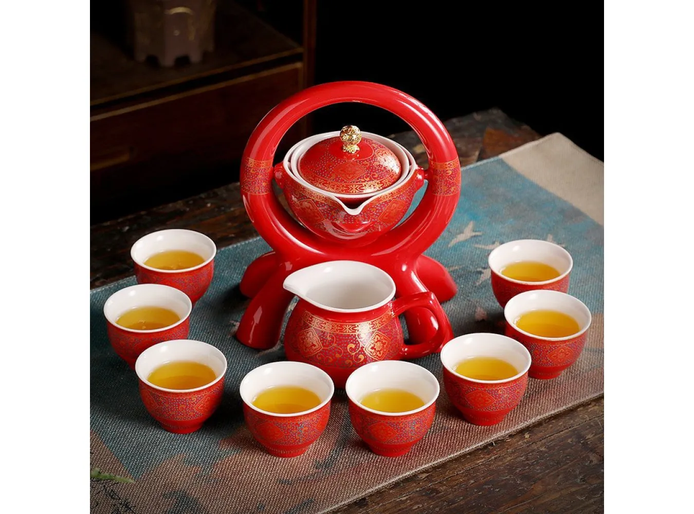 Office Creative Tea Maker Ceramic Semi-automatic Tea Maker Teapot Teacup Office Creative Tea Maker Ceramic Semi-automatic Tea Maker Teapot Teacup