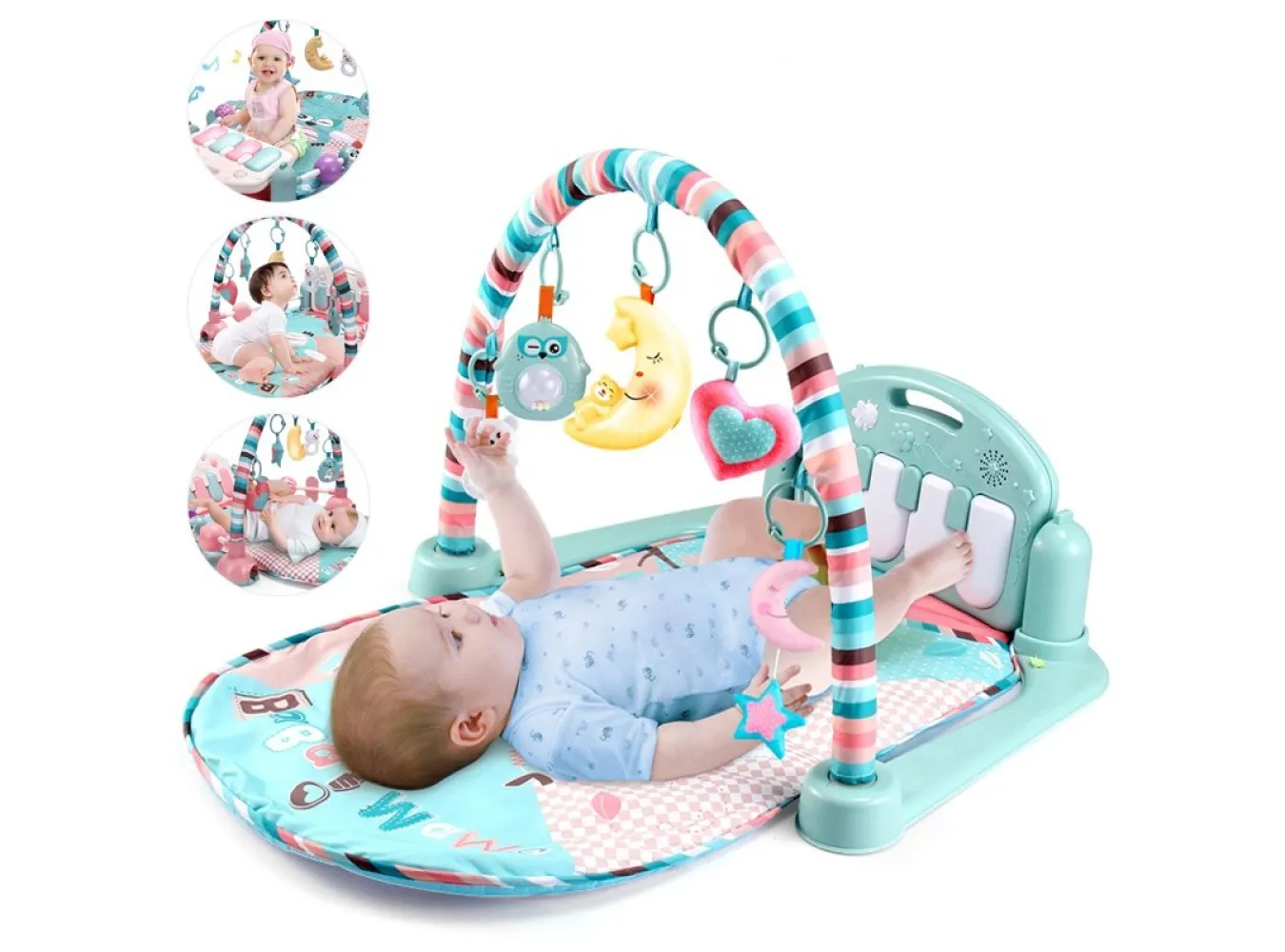 Baby Play Mat With Piano Keyboard Baby Carpet Music Puzzles Mat Educational Rack Toys Infant Crawling Mat Gift For Kids Gym