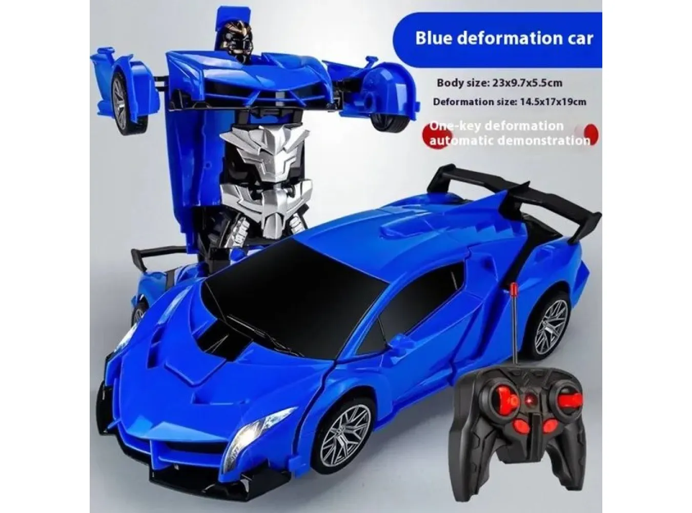 Transforming Car Robot, One-Button Deformation R Or C Toy Car, 1-18 Scale 360' Rotating Drifting, Toys Suitable For Kids Over 3 Years Old, Educational Toys, Children's Day Gift, Birthday