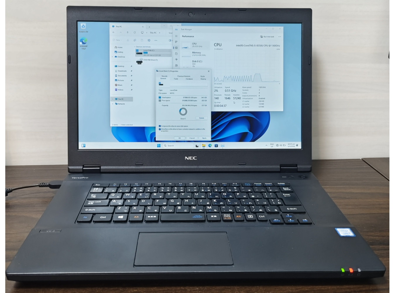 NEC versaPro VX-3, intel Core i5 Gen8 16GB 256GB NEC versaPro VX-3, intel Core i5 Gen8 16GB 256GB