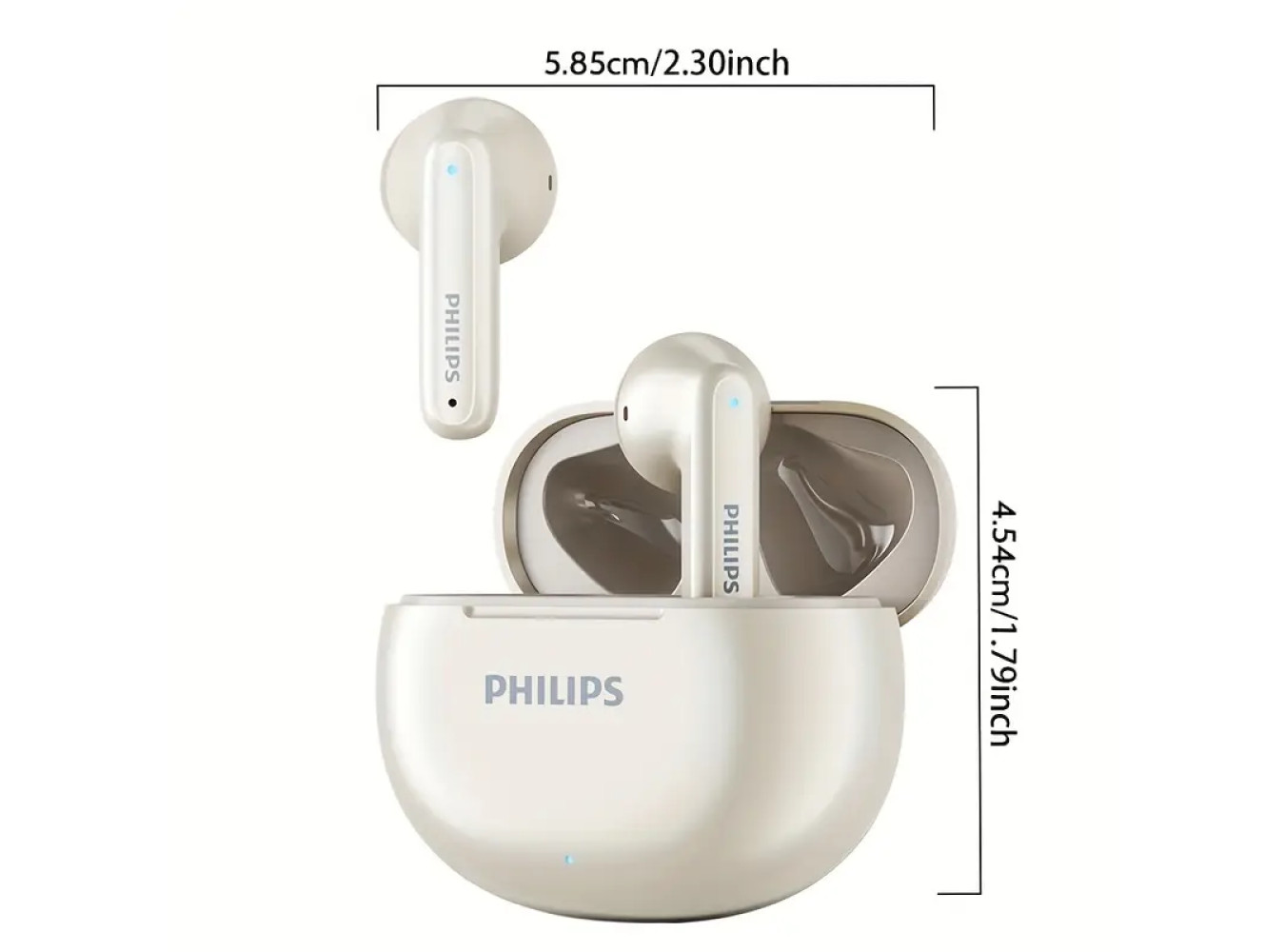 Philips Earphones with ANC [White Color]