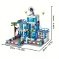 City Police Station Building Blocks Set