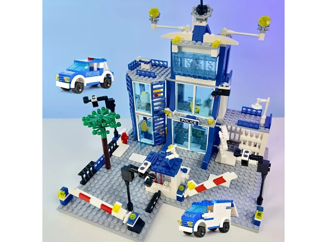 City Police Station Building Blocks Set City Police Station Building Blocks Set