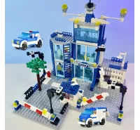 City Police Station Building Blocks Set City Police Station Building Blocks Set