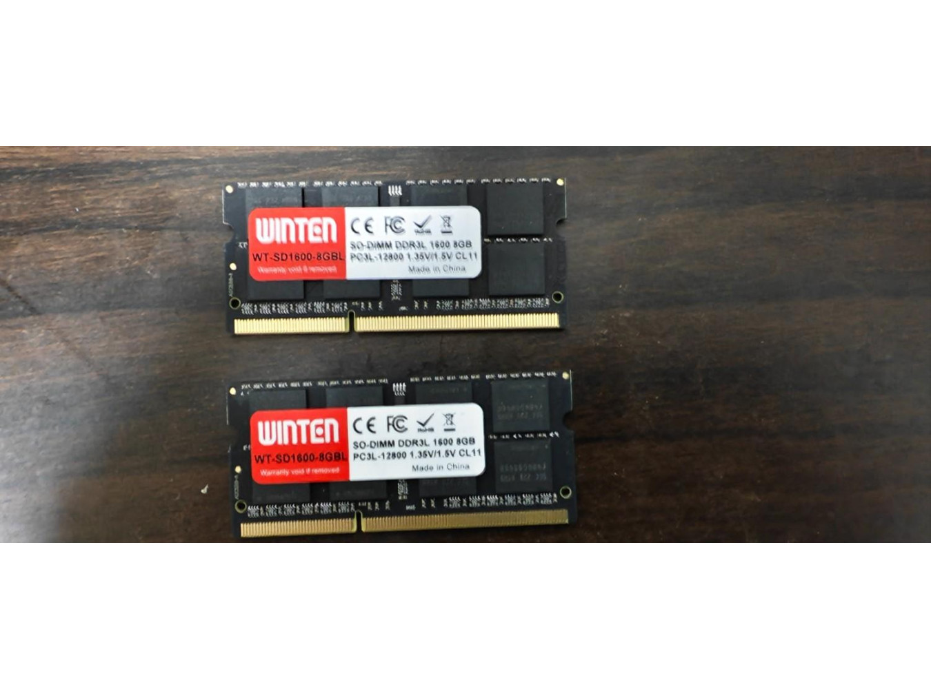 Winten SO-DIMM DDR3L 1600 8GB x 2
